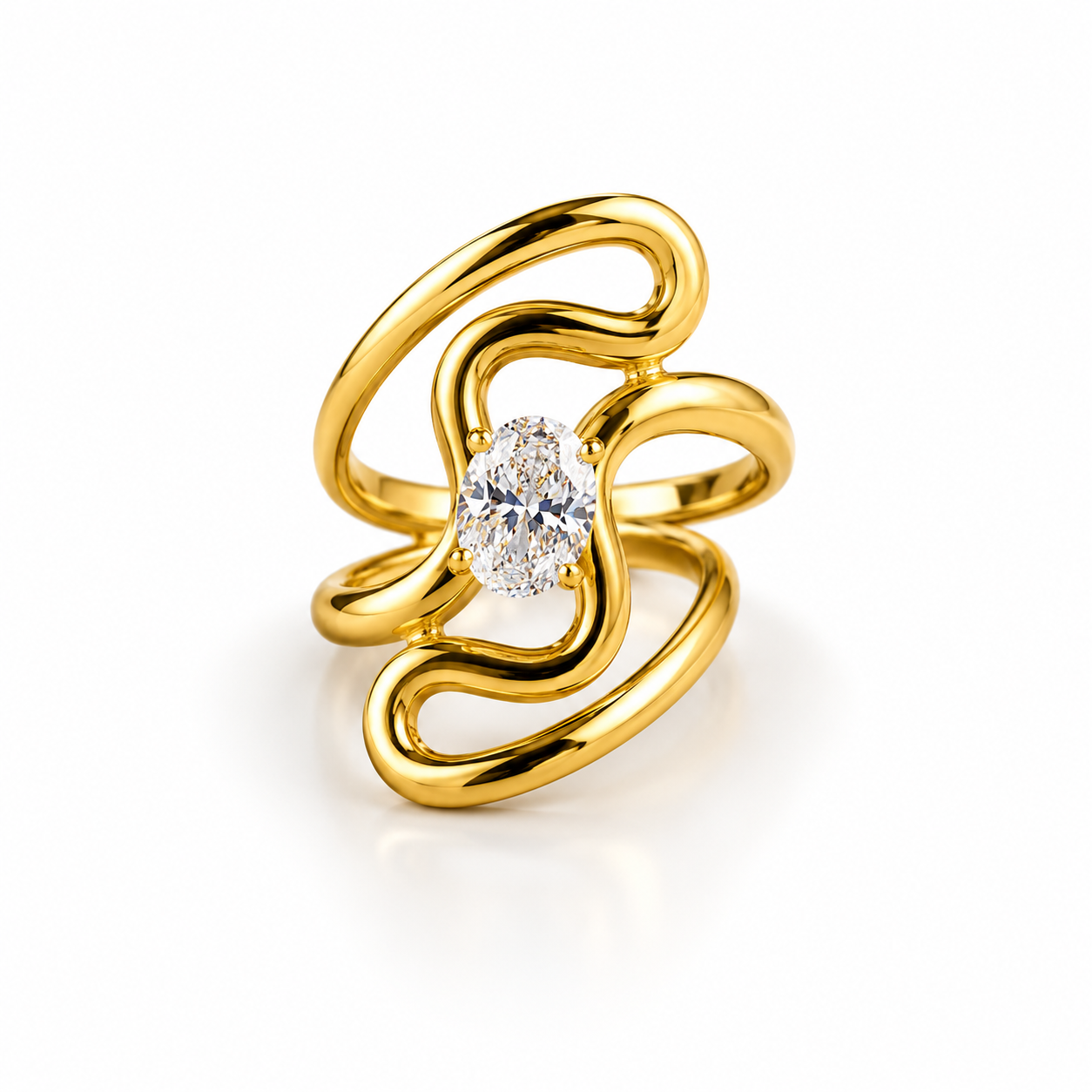 Wavy ring