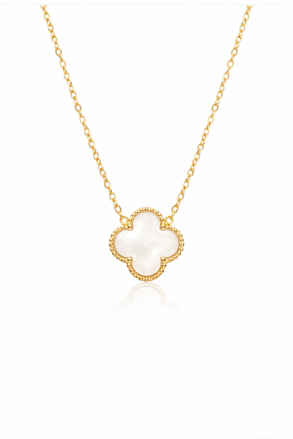 White clove necklace