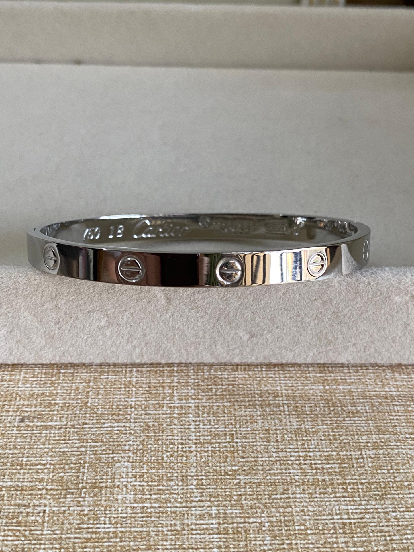 Cartier silver handcuff