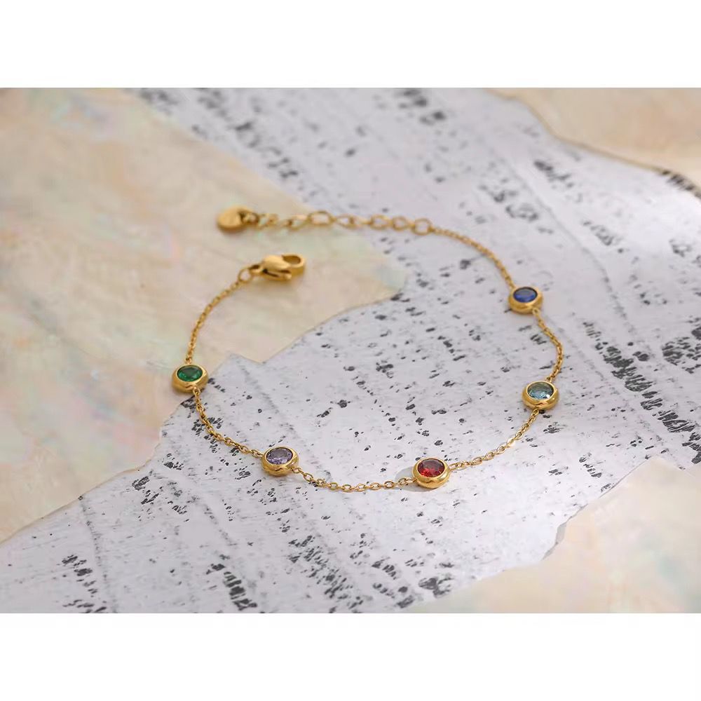 Birth stone bracelet