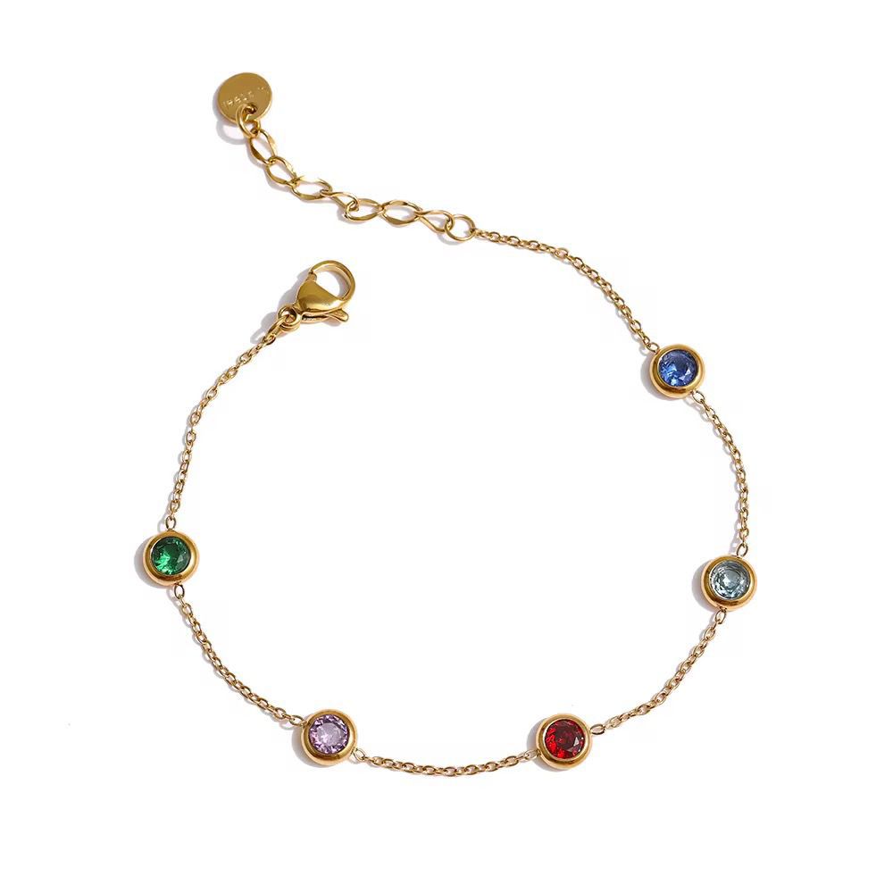 Birth stone bracelet