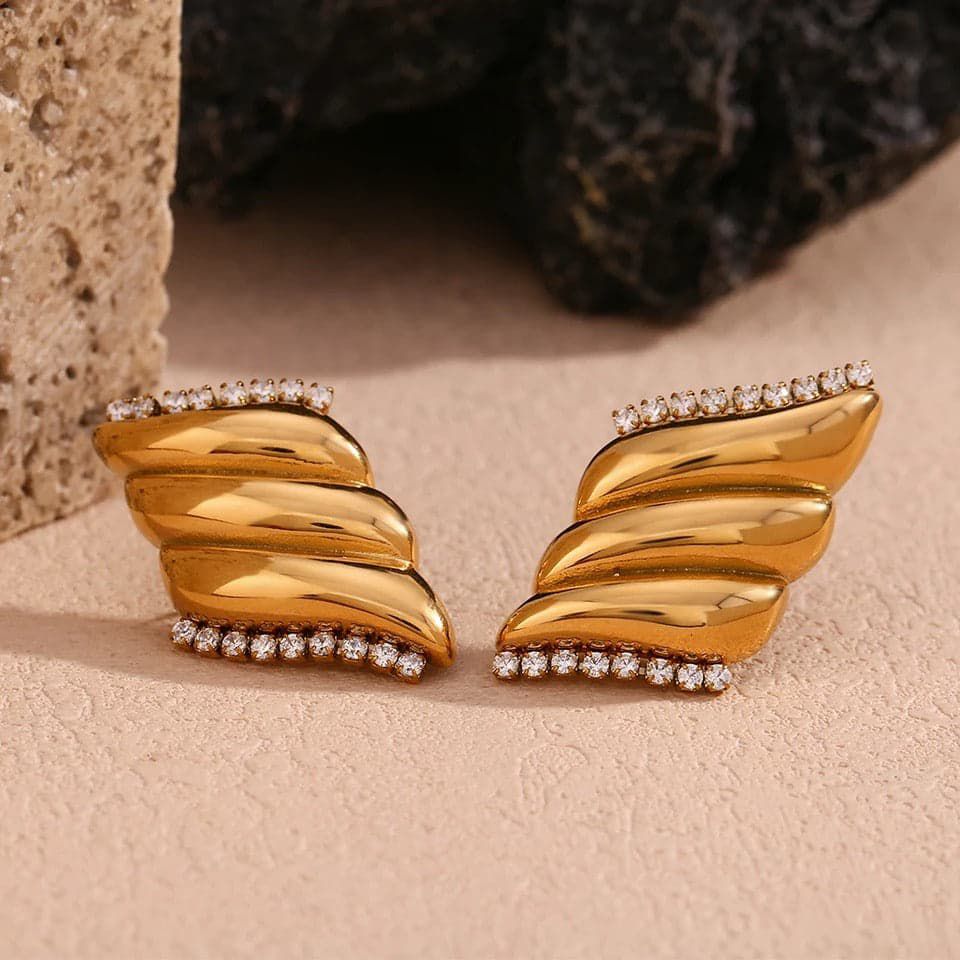 Angel earrings