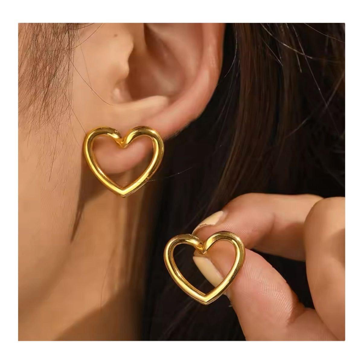Heart earrings