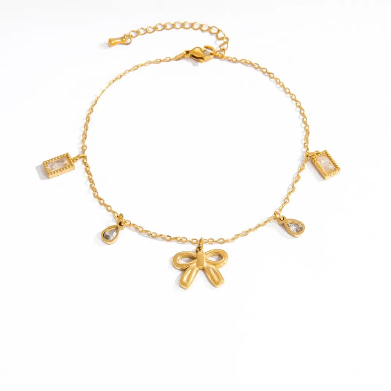 Butterfly charm bracelet