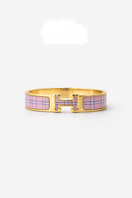 Pink Checkered Hermes