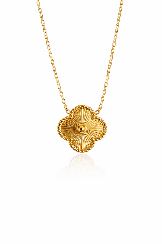 Gold clove necklace