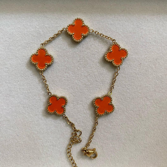 Orange clove bracelet