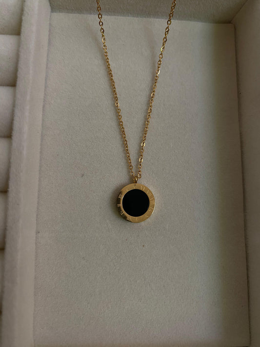 Roman numeral necklace