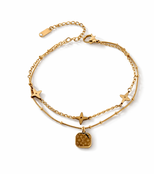 Lv Charm Bracelet