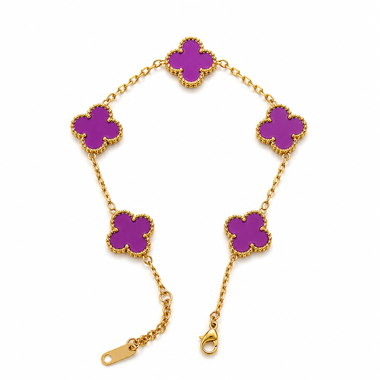 Purple clove bracelet