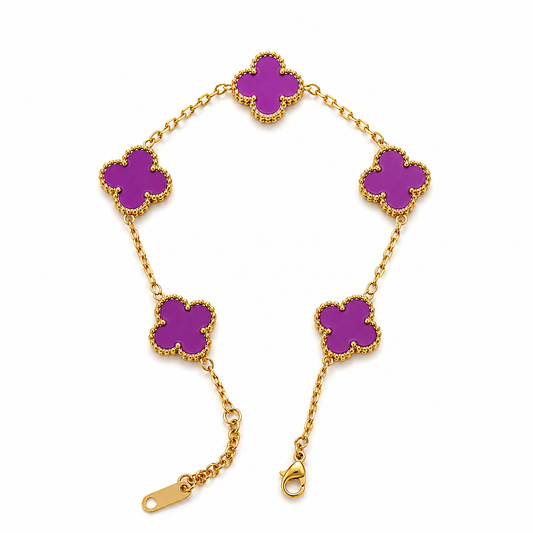 Purple clove bracelet