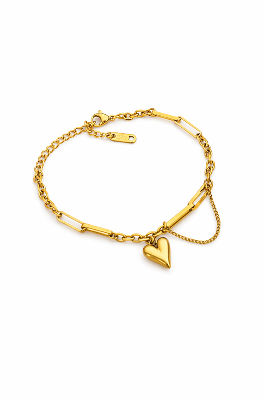Charm heart bracelet