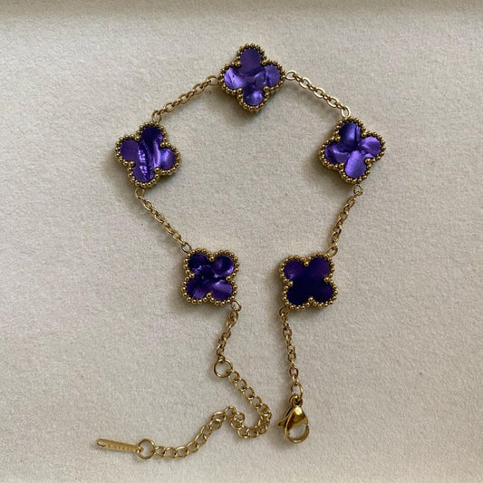 Royal purple clove bracelet