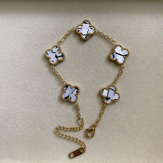 Marble pattern clove bracelet