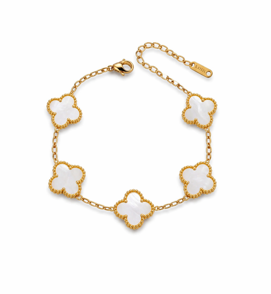 White Clove Bracelet