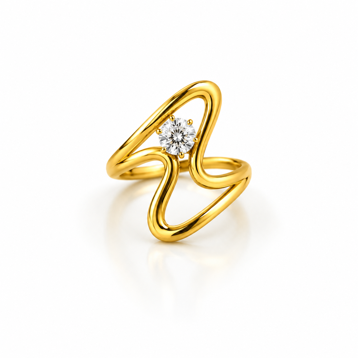 Crest n trough ring