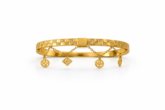 Gold Charms handcuff