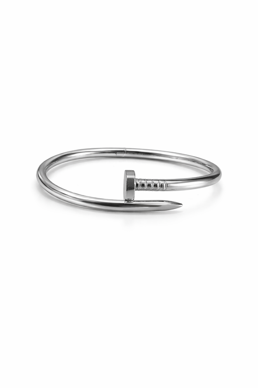 Silver nail handcuff