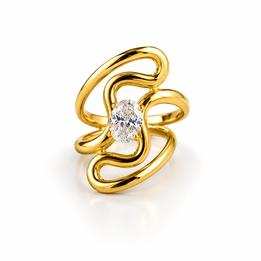Wavy ring