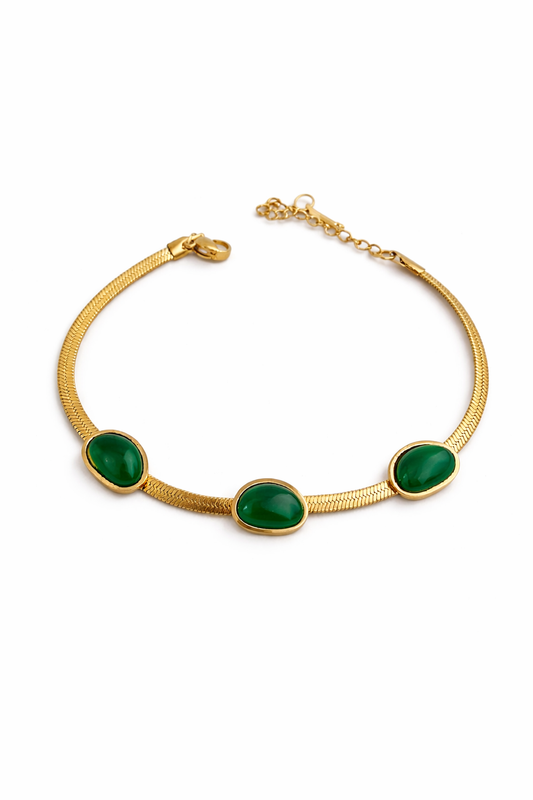 Emerald Stone Bracelet