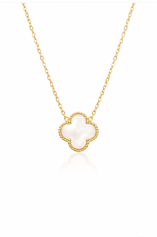White clove necklace