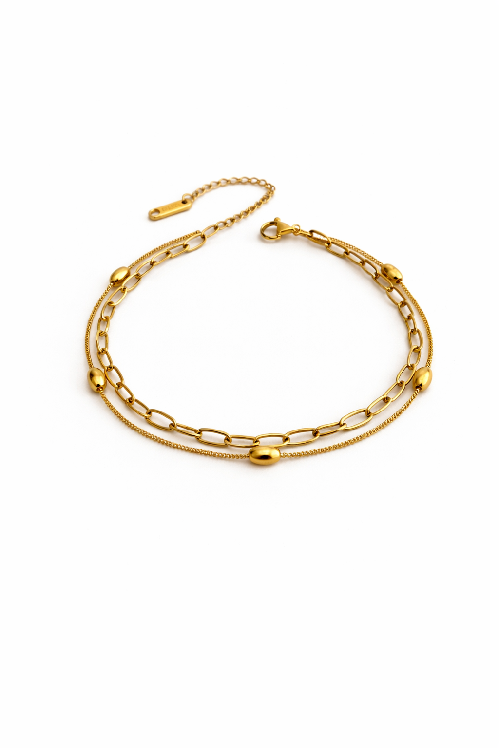 Double Layered Dainty Bracelet