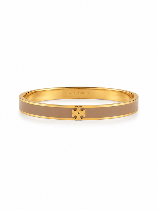 Brown tory burch handcuff