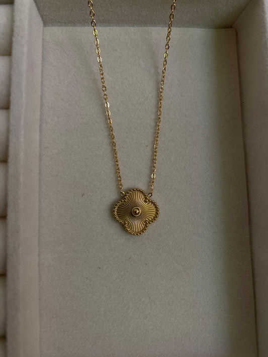 Gold clove necklace