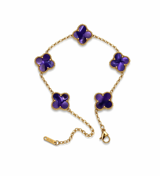 Royal purple clove bracelet