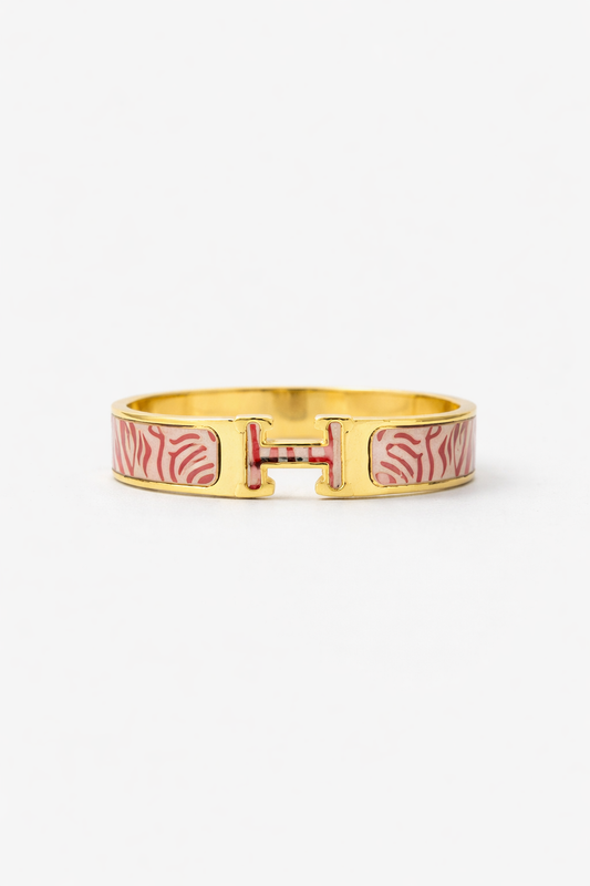 Red zebra hermes handcuff
