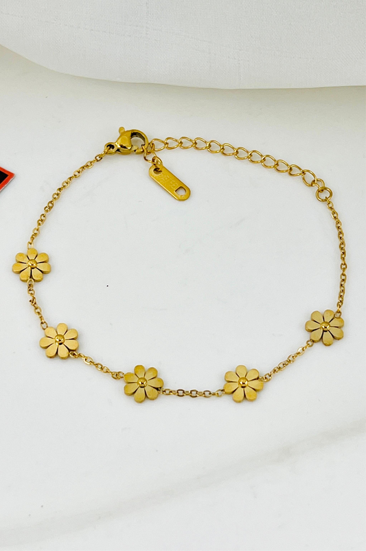Daisy Flower Bracelet