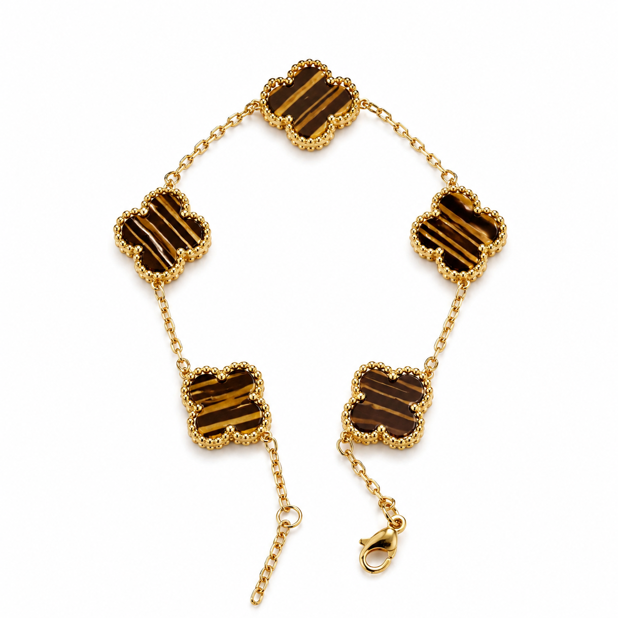 Brown pattern clove bracelet