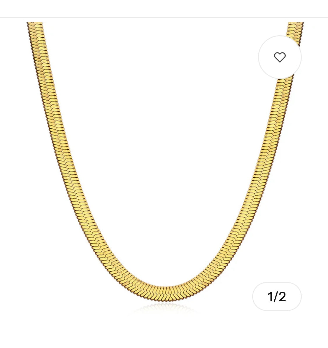Snake chain necklace