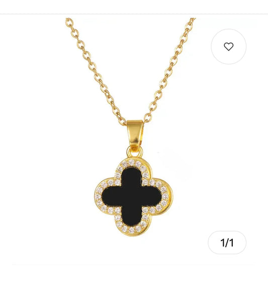 Double sided clove necklace