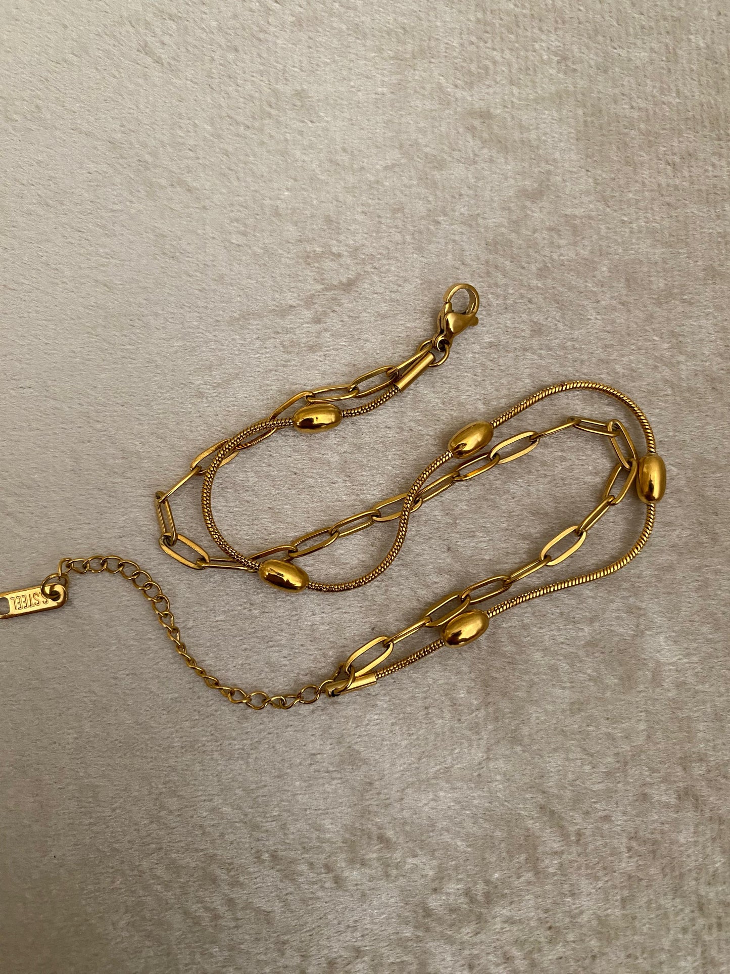 Double Layered Dainty Bracelet