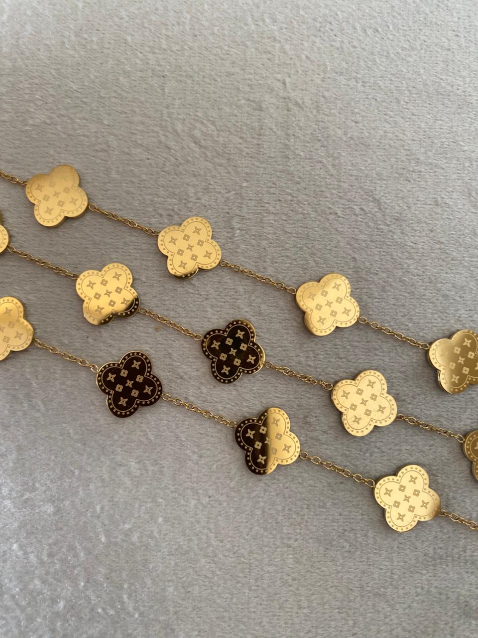 Gold Printed vca Bracelet