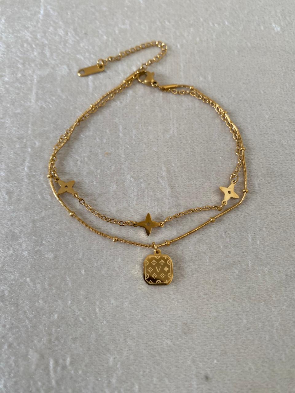 Lv Charm Bracelet
