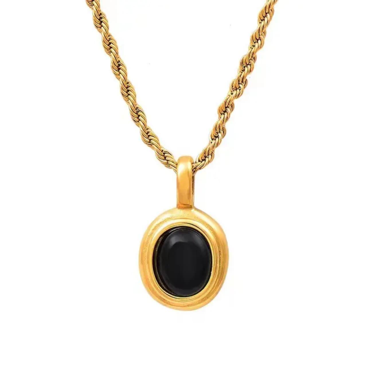 Black Opal Necklace