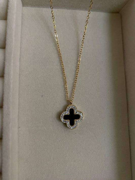 Double sided clove necklace